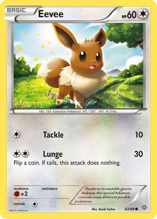 Eevee (063/98) Reverse Holofoil [Ancient Origins] - Common