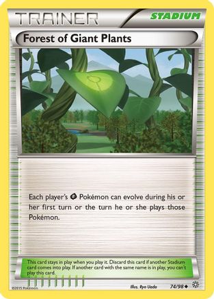 Forest of Giant Plants (074/98) Reverse Holofoil [Ancient Origins] - Uncommon
