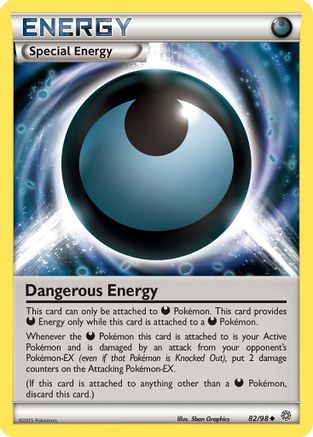 Dangerous Energy (082/98) Reverse Holofoil [Ancient Origins] - Uncommon