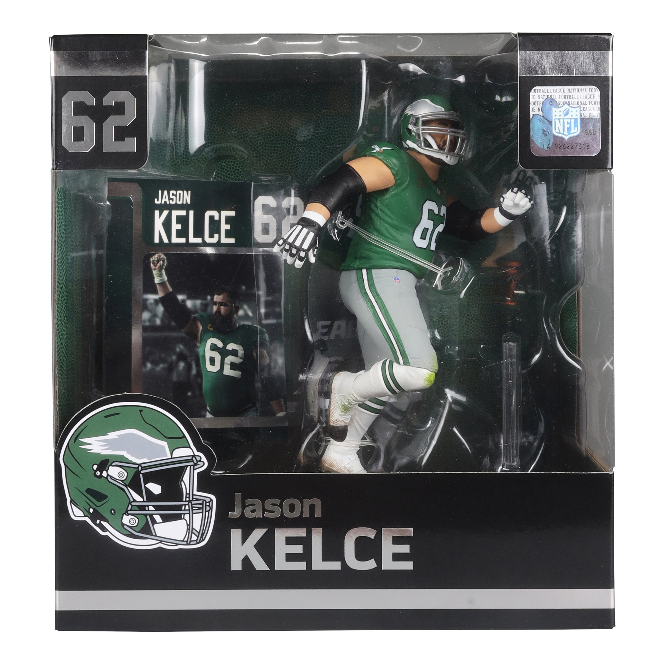 McFarlane NFL Posed - Jason Kelce (Green) | Eastridge Sports Cards