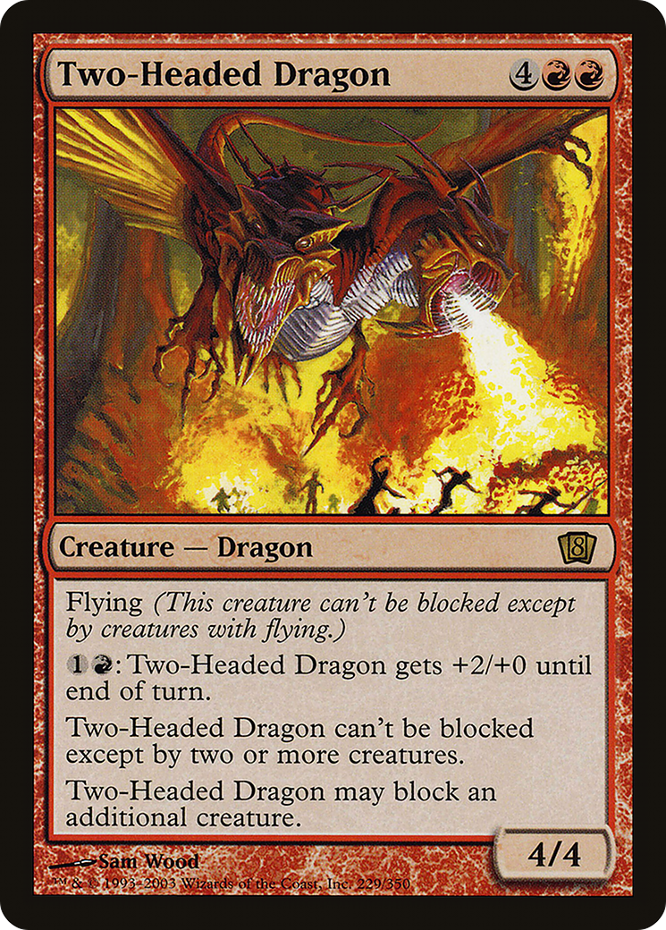 Two-Headed Dragon (8ED-229) - 8th Edition Foil