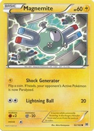 Magnemite (052/162) Reverse Holofoil [BREAKthrough] - Common