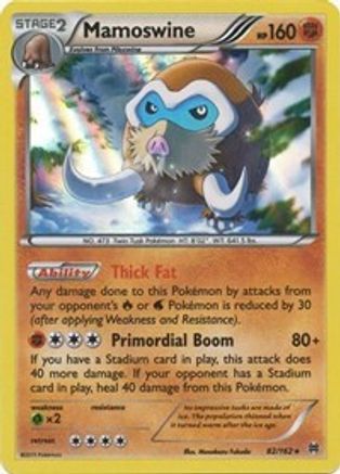 Mamoswine (082/162) Reverse Holofoil [BREAKthrough] - Holo Rare