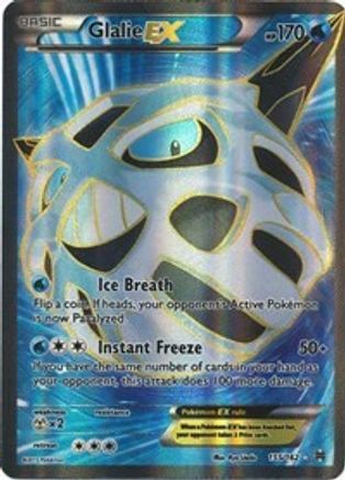 Glalie EX (Full Art) (155/162) Holofoil [BREAKthrough] - Ultra Rare