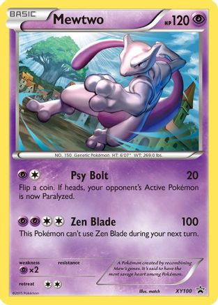 Mewtwo (XY100/211) Holofoil [XY Promos] - Promo