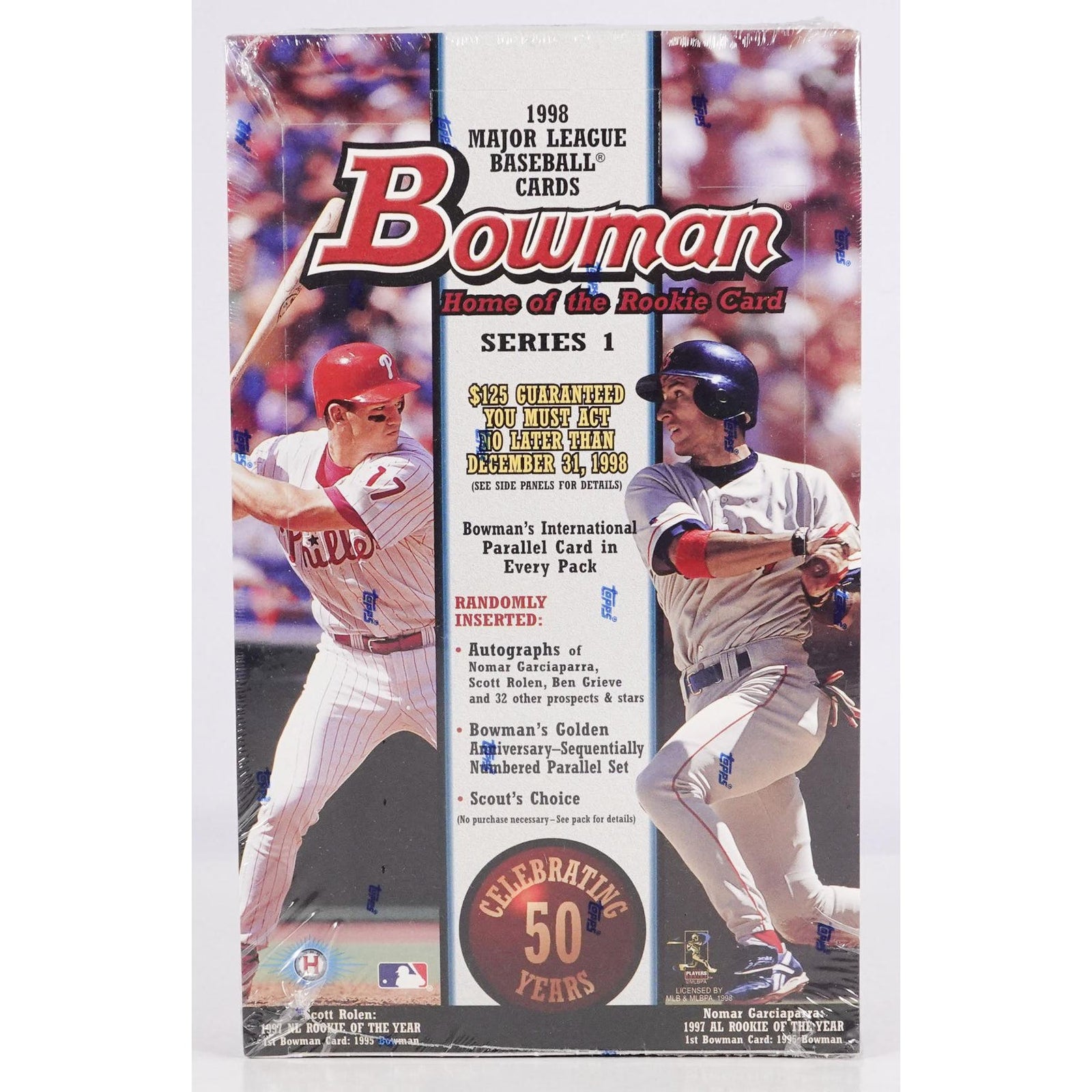 1998 Bowman Baseball Hobby Box - Series 1