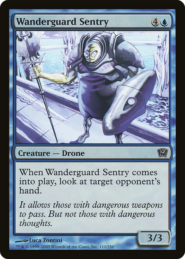Wanderguard Sentry (9ED-111) - 9th Edition Foil