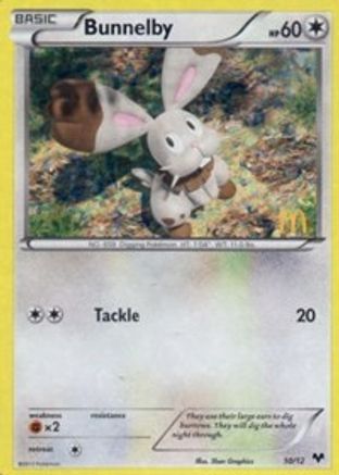 Bunnelby (10/12) Holofoil [McDonalds Promos 2014] - Promo