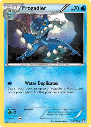 Frogadier (039/122) Reverse Holofoil [BREAKpoint] - Uncommon