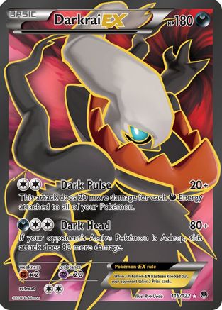 Darkrai EX (Full Art) (118/122) Holofoil [BREAKpoint] - Ultra Rare