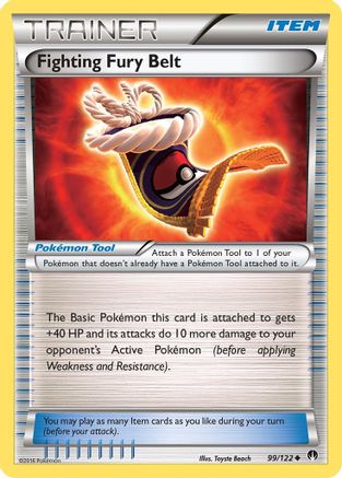 Fighting Fury Belt (099/122) Reverse Holofoil [BREAKpoint] - Uncommon