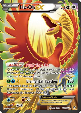 Ho-Oh EX (Full Art) (121/122) Holofoil [BREAKpoint] - Ultra Rare