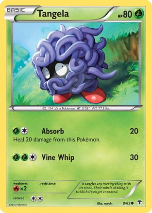 Tangela (8/83) Reverse Holofoil [Generations] - Common