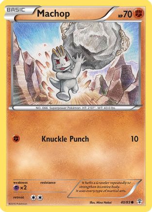 Machop (040/83) Reverse Holofoil [Generations] - Common