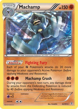 Machamp (42/83) Reverse Holofoil [Generations] - Holo Rare