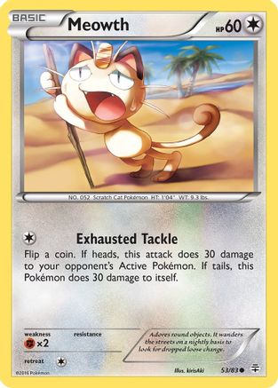 Meowth (053/83) Reverse Holofoil [Generations] - Common