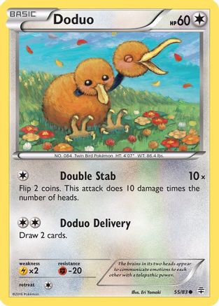 Doduo (055/83) Reverse Holofoil [Generations] - Common
