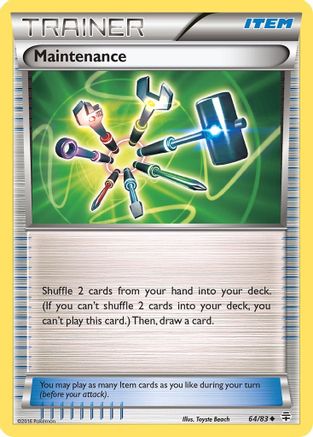 Maintenance (64/83) Reverse Holofoil [Generations] - Uncommon