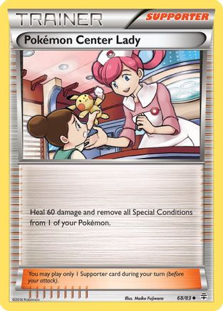 Pokemon Center Lady (068/83) [Generations] - Uncommon