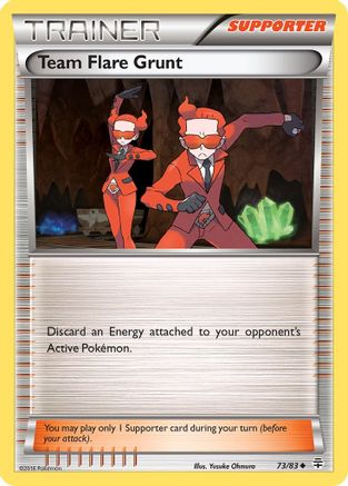 Team Flare Grunt (073/83) Reverse Holofoil [Generations] - Uncommon