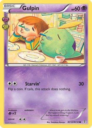 Gulpin (RC12/83) [Generations Radiant Collection] - Common