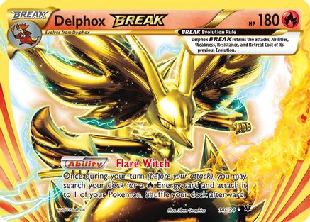 Delphox BREAK (014/124) Holofoil [Fates Collide] - Rare BREAK
