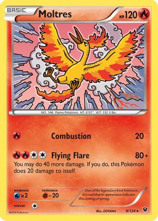 Moltres (009/124) [Fates Collide] - Rare