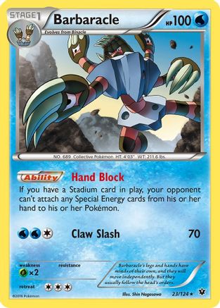 Barbaracle (023/124) [Fates Collide] - Rare