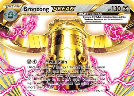 Bronzong BREAK (062/124) Holofoil [Fates Collide] - Rare BREAK