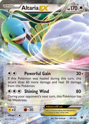 Altaria EX (083/124) Holofoil [Fates Collide] - Ultra Rare