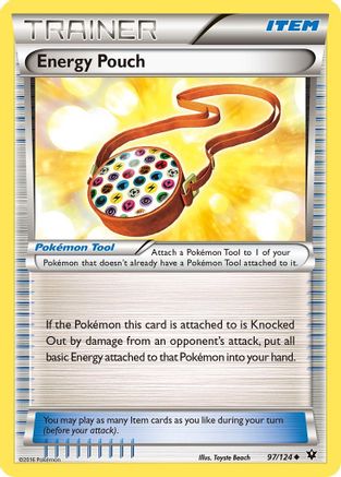 Energy Pouch (097/124) Reverse Holofoil [Fates Collide] - Uncommon