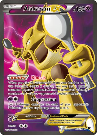 Alakazam EX (Full Art) (117/124) Holofoil [Fates Collide] - Ultra Rare