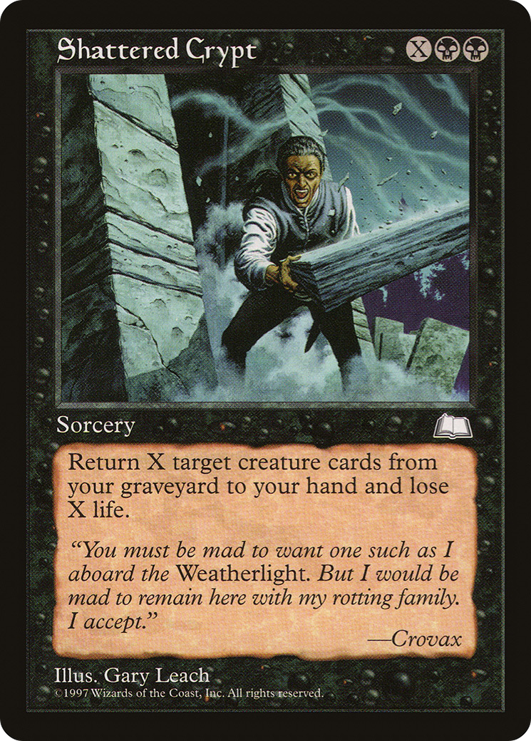 Shattered Crypt (WTH-) - Weatherlight