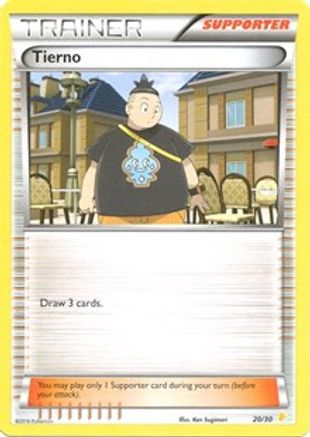Tierno (20 - Pikachu Libre Deck) (20) [XY Trainer Kit Pikachu Libre & Suicune] - Common