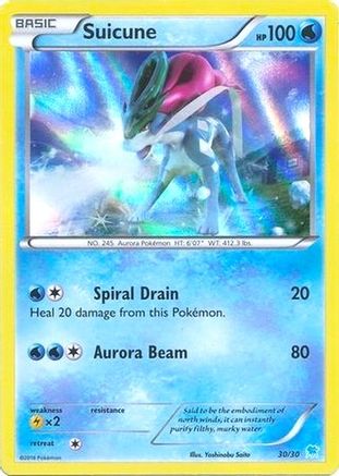 Suicune (30 - Holo) (030) Holofoil [XY Trainer Kit Pikachu Libre & Suicune] - Common