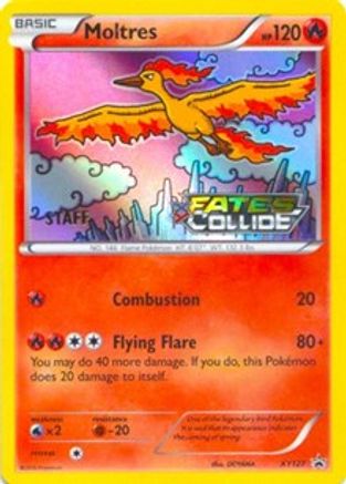 Moltres - XY127 (Prerelease) [Staff] (XY127) Holofoil [XY Promos] - Promo