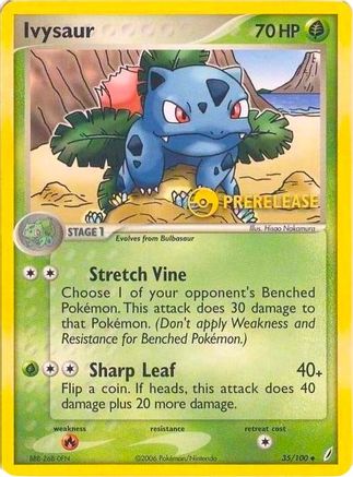 Ivysaur (Prerelease) (35/100) Holofoil [Nintendo Promos] - Promo