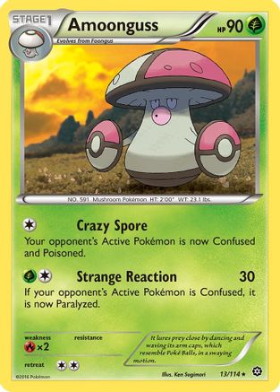Amoonguss (13/114) Reverse Holofoil [Steam Siege] - Rare