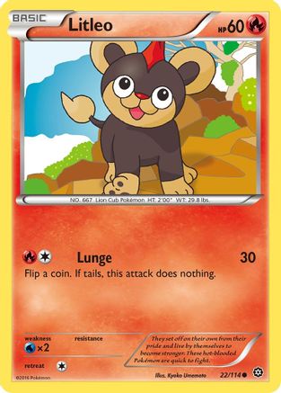 Litleo (022/114) [Steam Siege] - Common