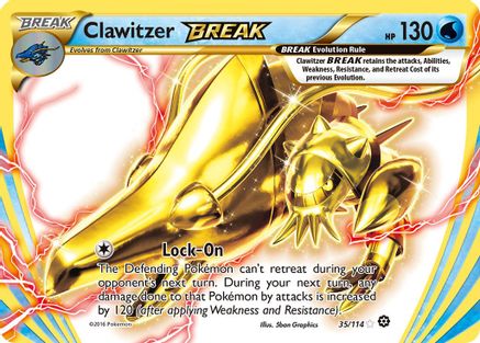 Clawitzer BREAK (035/114) Holofoil [Steam Siege] - Rare BREAK