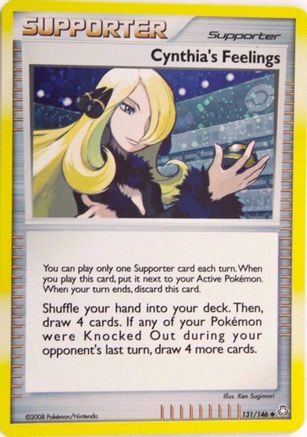 Cynthia's Feelings (Cosmos Holofoil) (131/146) Holofoil [Miscellaneous Cards & Products] - Promo