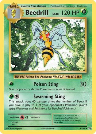 Beedrill (007/108) [Evolutions] - Rare
