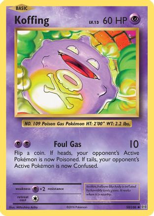 Koffing (050/108) [Evolutions] - Uncommon