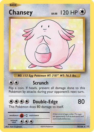 Chansey (070/108) Holofoil [Evolutions] - Holo Rare