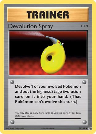 Devolution Spray (076/108) Reverse Holofoil [Evolutions] - Uncommon