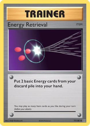 Energy Retrieval (077/108) Reverse Holofoil [Evolutions] - Uncommon