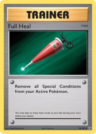 Full Heal (078/108) Reverse Holofoil [Evolutions] - Uncommon