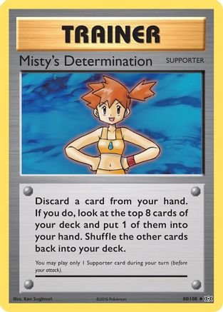 Misty's Determination (080/108) [Evolutions] - Uncommon