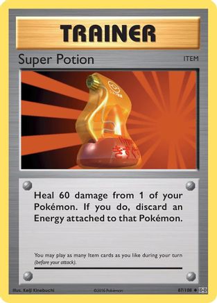 Super Potion (087/108) Reverse Holofoil [Evolutions] - Uncommon