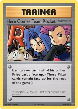 Here Comes Team Rocket! (113/108) [Evolutions] - Secret Rare
